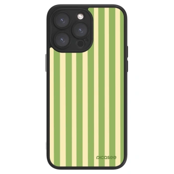 Picasee ULTIMATE CASE pentru Apple iPhone 15 Pro Max - Lines Matcha