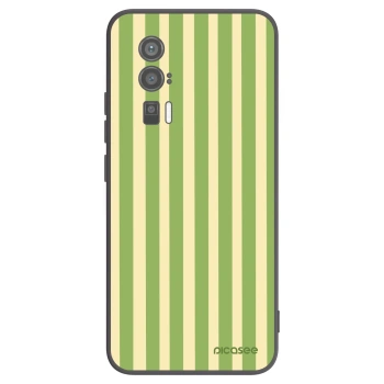Picasee husă neagră din silicon pentru Xiaomi Poco F5 Pro 5G - Lines Matcha