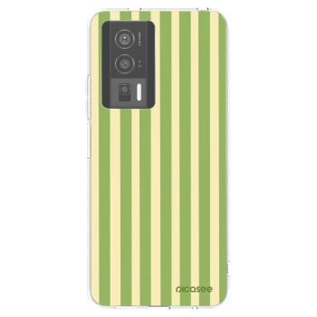 Picasee husă transparentă din silicon pentru Xiaomi Poco F5 Pro 5G - Lines Matcha