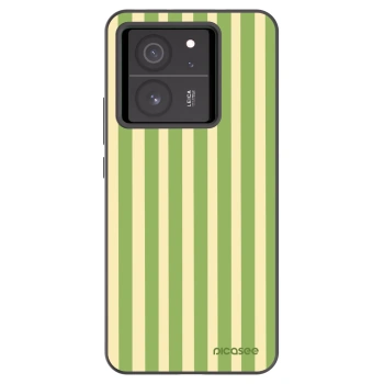 Picasee husă neagră din silicon pentru Xiaomi 13T Pro - Lines Matcha