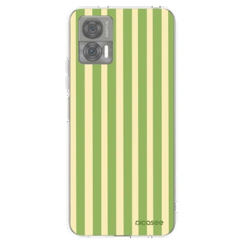 Picasee husă transparentă din silicon pentru Motorola Edge 30 Neo - Lines Matcha