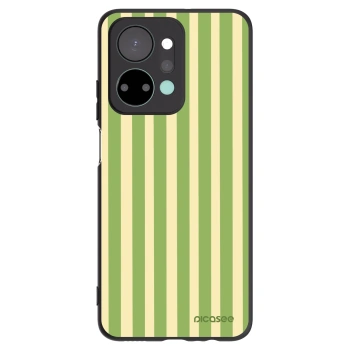 Picasee husă neagră din silicon pentru Honor X7a - Lines Matcha