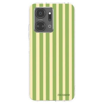 Picasee husă transparentă din silicon pentru Honor X7a - Lines Matcha
