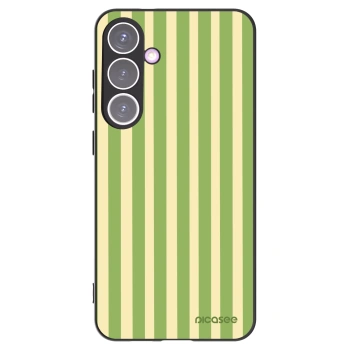 Picasee husă neagră din silicon pentru Samsung Galaxy S24+ S926B 5G - Lines Matcha