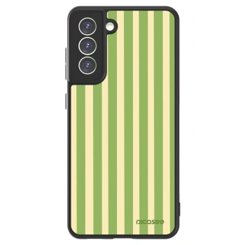 Picasee ULTIMATE CASE PowerShare pentru Samsung Galaxy S21 FE 5G - Lines Matcha