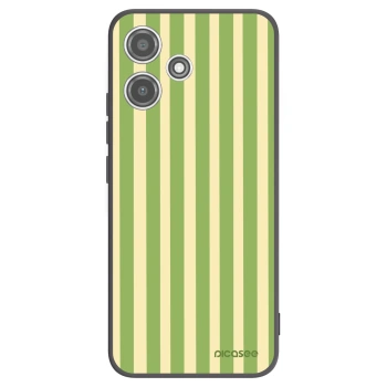 Picasee husă neagră din silicon pentru Xiaomi Redmi 12 5G - Lines Matcha