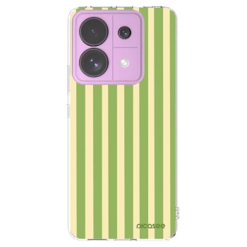 Picasee husă transparentă din silicon pentru Xiaomi Redmi Note 13 Pro 5G - Lines Matcha