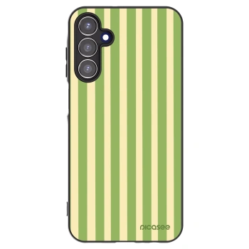 Picasee husă neagră din silicon pentru Samsung Galaxy A15 A156B 5G - Lines Matcha