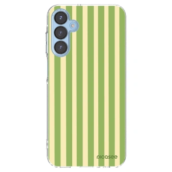 Picasee husă transparentă din silicon pentru Samsung Galaxy A15 A156B 5G - Lines Matcha