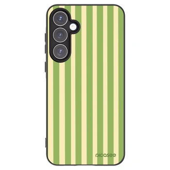 Picasee husă neagră din silicon pentru Samsung Galaxy A55 5G A556B - Lines Matcha
