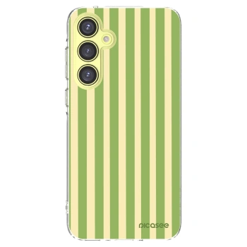Picasee husă transparentă din silicon pentru Samsung Galaxy A35 5G A356B - Lines Matcha