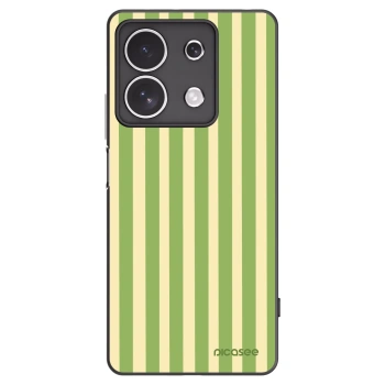 Picasee husă neagră din silicon pentru Xiaomi Redmi Note 13 4G - Lines Matcha