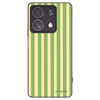 Picasee husă neagră din silicon pentru Xiaomi Redmi Note 13 Pro 4G - Lines Matcha