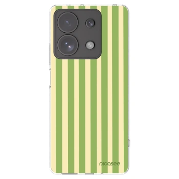 Picasee husă transparentă din silicon pentru Xiaomi Redmi Note 13 Pro 4G - Lines Matcha