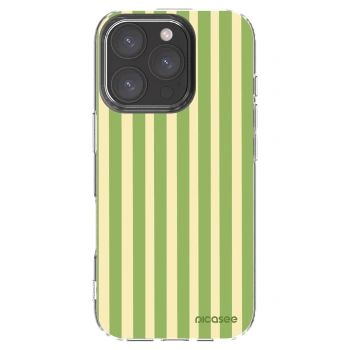 Picasee husă transparentă din silicon pentru Apple iPhone 16 Pro - Lines Matcha