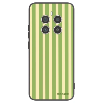 Picasee husă neagră din silicon pentru Realme 12 Pro 5G - Lines Matcha
