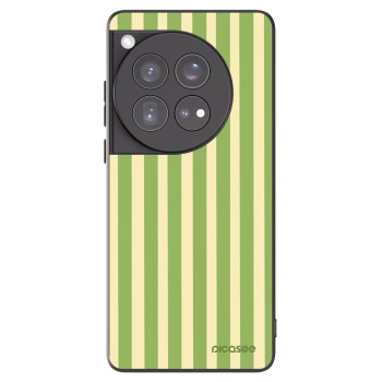 Picasee husă neagră din silicon pentru OnePlus 12 5G - Lines Matcha