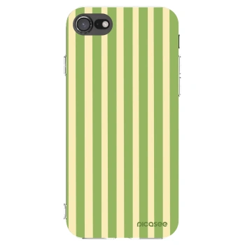 Picasee husă transparentă din silicon pentru Apple iPhone 7 - Lines Matcha