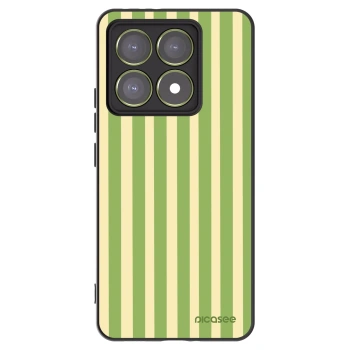 Picasee husă neagră din silicon pentru Xiaomi 14T - Lines Matcha