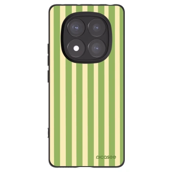 Picasee husă neagră din silicon pentru Xiaomi Redmi Note 14 Pro 5G - Lines Matcha