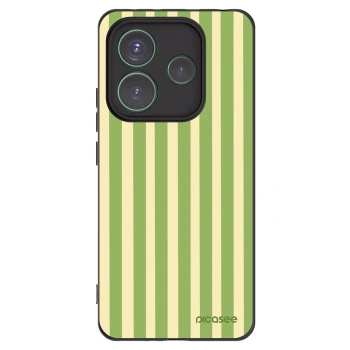Picasee husă neagră din silicon pentru Xiaomi Redmi Note 14 5G - Lines Matcha
