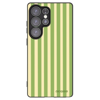 Picasee husă neagră din silicon pentru Samsung Galaxy S25 Ultra 5G - Lines Matcha