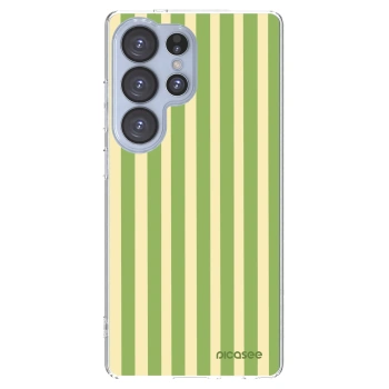 Picasee husă transparentă din silicon pentru Samsung Galaxy S25 Ultra 5G - Lines Matcha