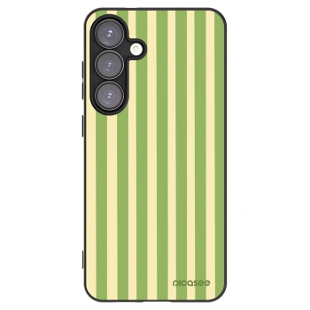 Picasee husă neagră din silicon pentru Samsung Galaxy S25+ 5G - Lines Matcha