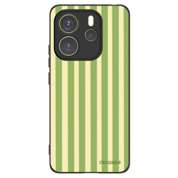 Picasee husă neagră din silicon pentru Xiaomi Redmi Note 14 4G - Lines Matcha