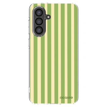 Picasee husă transparentă din silicon pentru Samsung Galaxy A36 5G - Lines Matcha