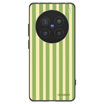 Picasee husă neagră din silicon pentru Vivo X200 Pro - Lines Matcha