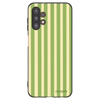 Picasee husă neagră din silicon pentru Samsung Galaxy A13 5G - Lines Matcha