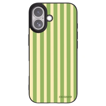 Picasee husă neagră din silicon pentru Apple iPhone 17 - Lines Matcha