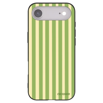 Picasee husă neagră din silicon pentru Apple iPhone Air - Lines Matcha