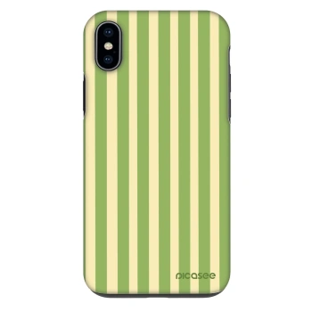 Husă pentru Apple iPhone XS Max - Lines Matcha