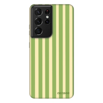 Husă pentru Samsung Galaxy S21 Ultra 5G G998B - Lines Matcha