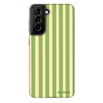 Husă pentru Samsung Galaxy S21 FE 5G - Lines Matcha