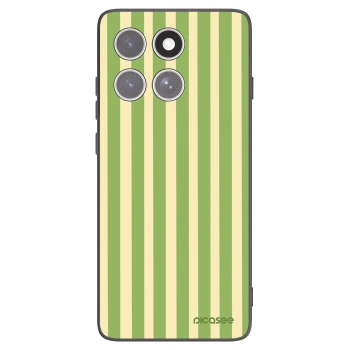 Picasee husă neagră din silicon pentru Motorola Edge 60 Pro - Lines Matcha