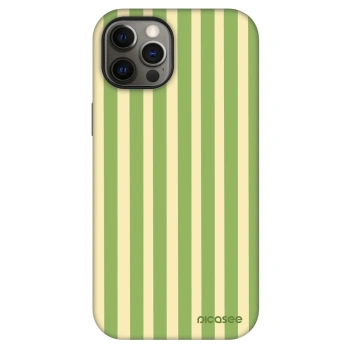 Husă pentru Apple iPhone 12 Pro - Lines Matcha