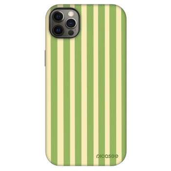 Husă pentru Apple iPhone 12 Pro Max - Lines Matcha