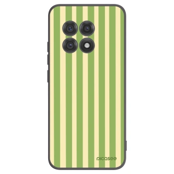 Picasee husă neagră din silicon pentru OnePlus 13R 5G - Lines Matcha