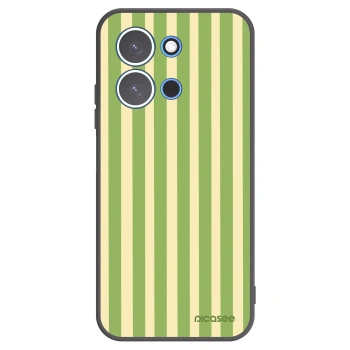 Picasee husă neagră din silicon pentru Xiaomi Redmi 15C 4G - Lines Matcha
