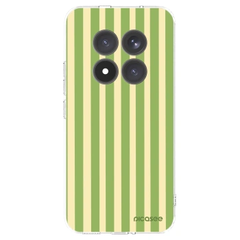 Picasee husă transparentă din silicon pentru Xiaomi Redmi Note 15 Pro+ - Lines Matcha