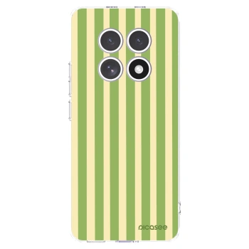 Picasee husă transparentă din silicon pentru Xiaomi Redmi Note 15 4G - Lines Matcha