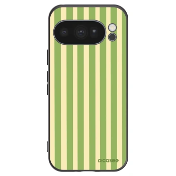 Picasee husă neagră din silicon pentru Google Pixel 10 Pro - Lines Matcha