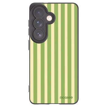 Picasee husă neagră din silicon pentru Samsung Galaxy S26 - Lines Matcha