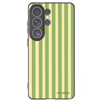 Picasee husă neagră din silicon pentru Samsung Galaxy S26 Ultra - Lines Matcha