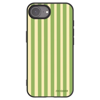 Picasee husă neagră din silicon pentru Apple iPhone 17e - Lines Matcha