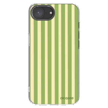 Picasee husă transparentă din silicon pentru Apple iPhone 17e - Lines Matcha
