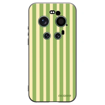 Picasee husă neagră din silicon pentru Xiaomi 17 Ultra - Lines Matcha